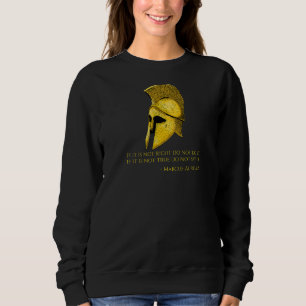 Stoicism Marcus Aurelius Ancient Roman Stoic Quo Sweatshirt
