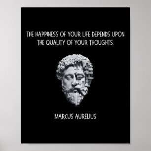 Stoicism Marcus Aurelius Quote _1  Poster