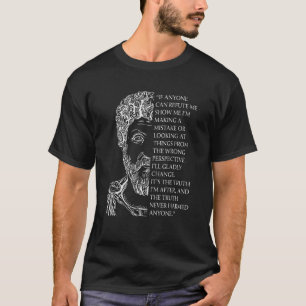 Stoicism Marcus Aurelius Stoic Philosophy Quote Re T-Shirt