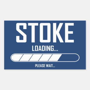 Stoke Loading Rectangular Sticker