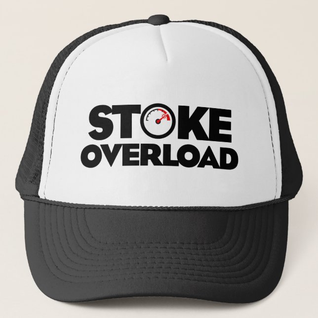 Stoke Overload Meter Trucker Hat (Front)