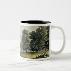 Stoke Park, from Ackermann's 'Repository of Arts', Two-Tone Coffee Mug