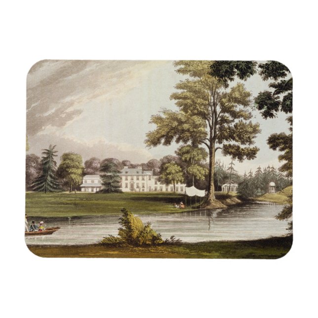Stoke Place, from Ackermann's 'Repository of Arts' Magnet (Horizontal)