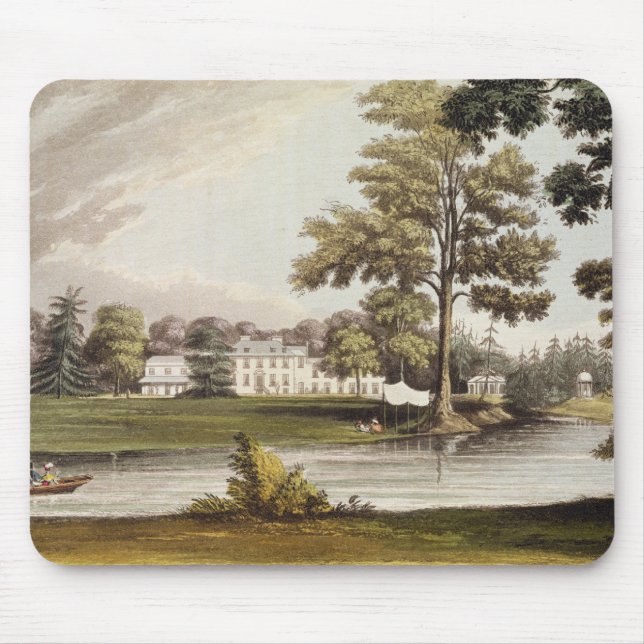Stoke Place, from Ackermann's 'Repository of Arts' Mouse Pad (Front)