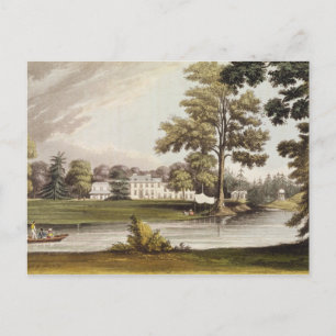 Stoke Place, from Ackermann's 'Repository of Arts' Postcard