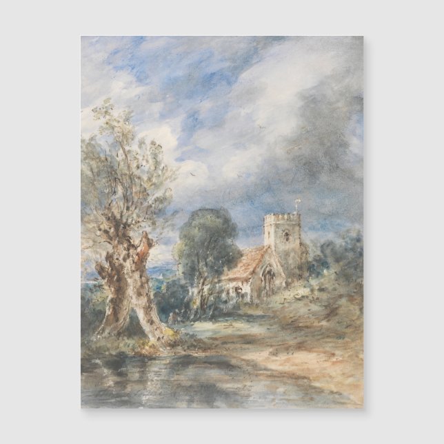 Stoke Poges Church (1834) John Constable (Front)