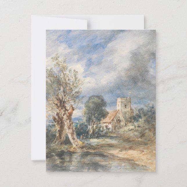 Stoke Poges Church (1834) John Constable (Front)