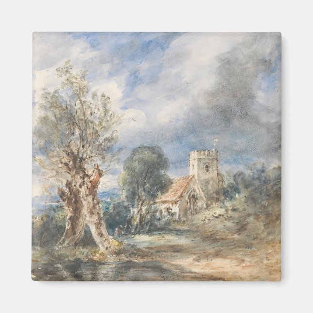 Stoke Poges Church (1834) John Constable Magnet (Front)