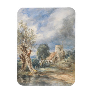 Stoke Poges Church (1834) John Constable Magnet