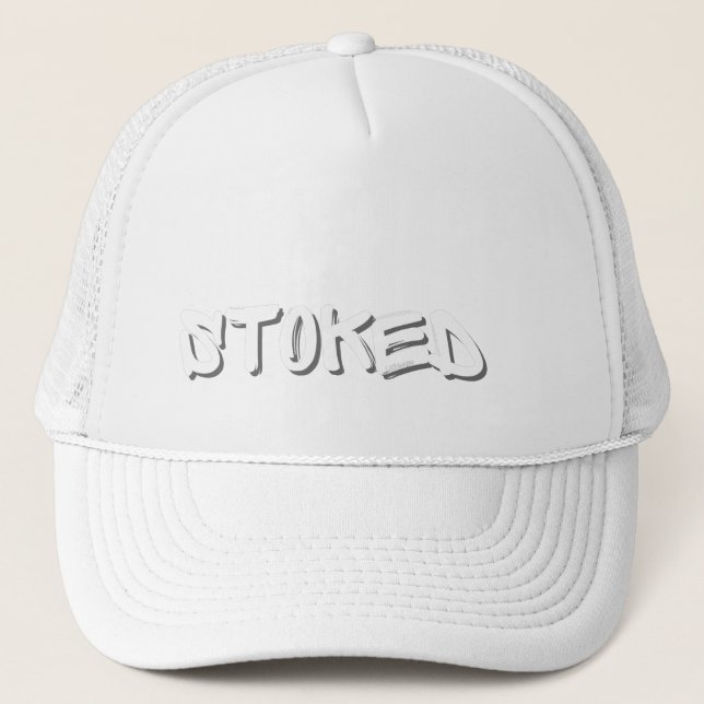 STOKED inspirational motivational gift idea        Trucker Hat (Front)