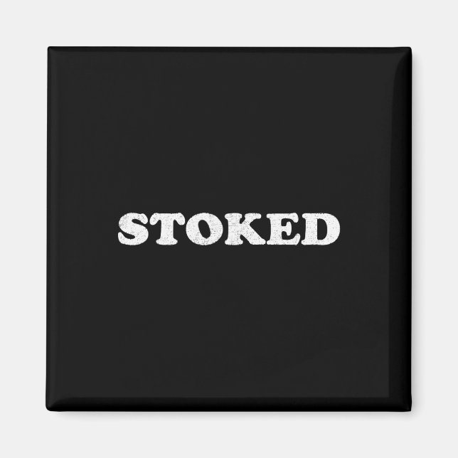 Stoked Surfing  Magnet (Front)