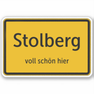 Stolberg Sticker Autosticker