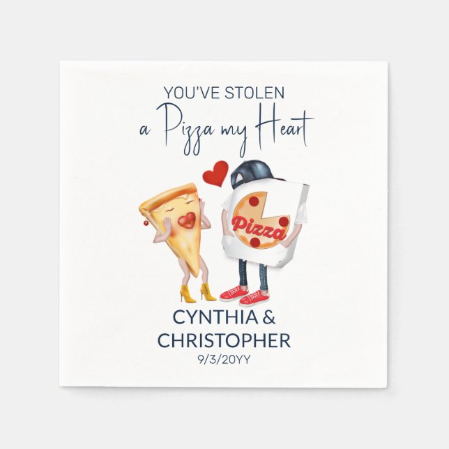 Stolen A Pizza My Heart Napkin (Front)