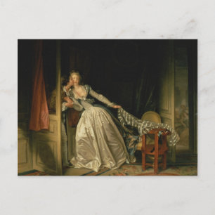 Stolen Kiss - Fragonard Postcard