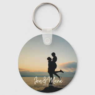 Stolen Photo. Name and Year Typography. Key Ring