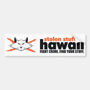 Stolen Stuff Hawaii Bumper Sticker