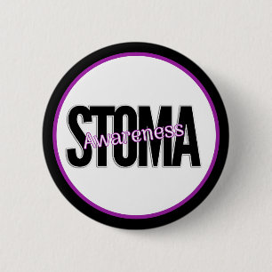 Stoma Awareness 6 Cm Round Badge