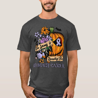 Stomach Awareness retro halloween scary pumpkin he T-Shirt