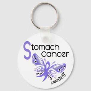 Stomach Cancer BUTTERFLY 3.1 Key Ring