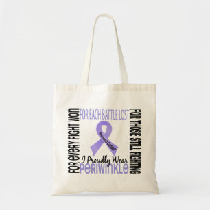 Stomach Cancer I Proudly Wear Periwinkle 2 Tote Bag