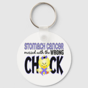 Stomach Cancer Messed With The Wrong Chick Key Ring