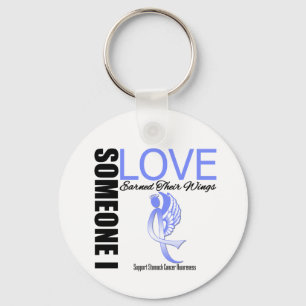Stomach Cancer Someone I Love Earned Their Wings Key Ring