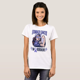 Stomach Cancer Warrior Believe and Fight T-Shirt