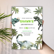 Stomp, Chomp, Roar! Dinosaur 3rd Birthday Party