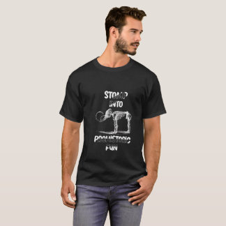 Stomp Into Prehistoric Fun - Mammoth Skeleton T-Shirt