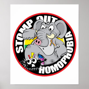 Stomp Out Homophobia Poster