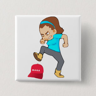 Stomp Out MAGA Button