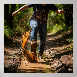 Stomping in the Mud Poster