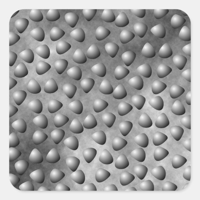Stone and Pebbles Texture Square Sticker (Front)