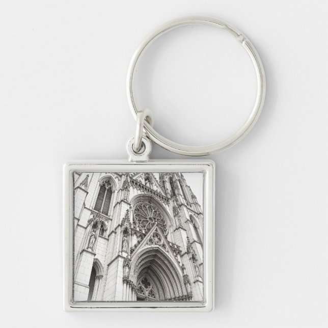 Stone and Shadow Key Ring (Front)