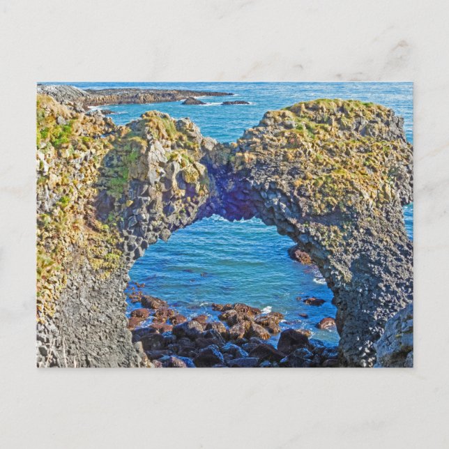 Stone Arch, Arnarstapi, Iceland Postcard (Front)