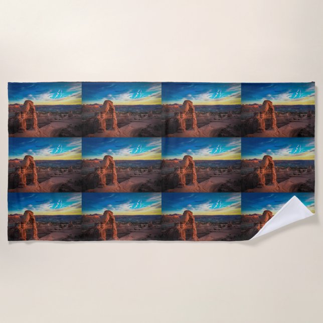 Stone arch beach towel (Front)