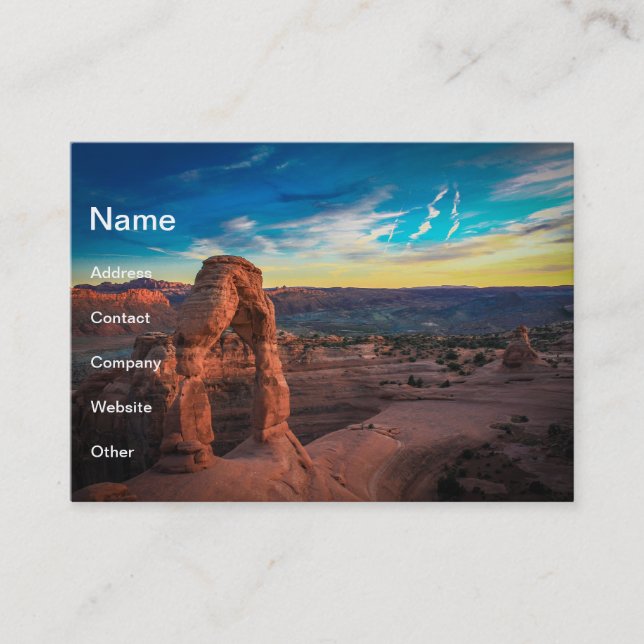 Stone arch business card (Front)