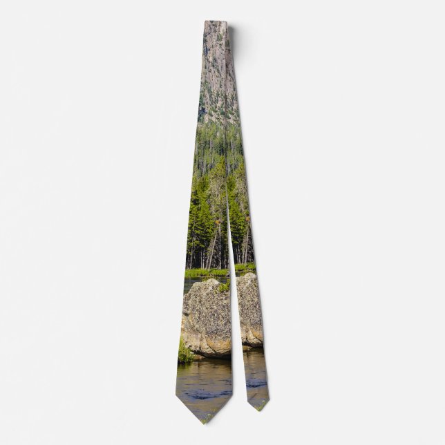Stone At Madison River Neck Tie (Front)