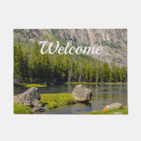 Stone At Madison River Welcome Doormat