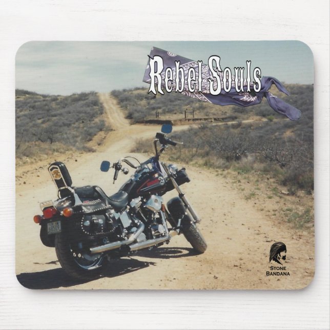 Stone Bandanna Rebel Souls Mousepad (Front)