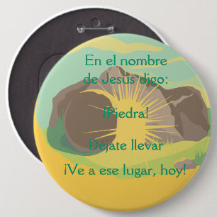 Stone! Be Thou Rolled Away! Esp 6 Cm Round Badge
