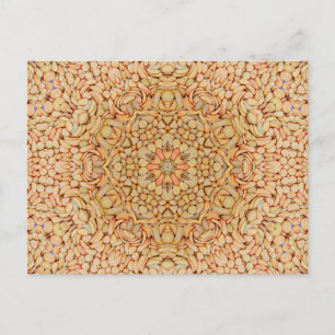 Stone Beach Vintage Fractal Kaleidoscope Postcard