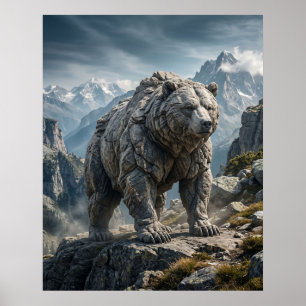 Stone Bear Mountain Highlands Poster