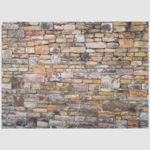Stone Block Wall Background 20x30 Decoupage Tissue Paper