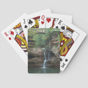 Stone Bridge and Waterfall Playing Cards