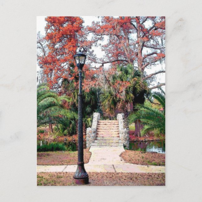 Stone Bridge City Park New Orleans Postcard (Front)