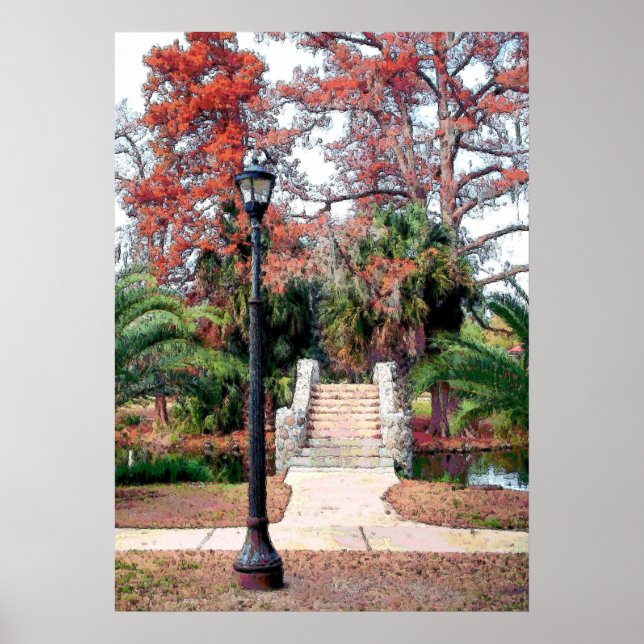 Stone Bridge City Park New Orleans Poster (Front)