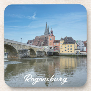 Stone Bridge in Regensburg, Germany Coaster