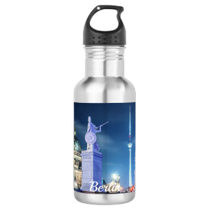 Stone bridge near Berlin Cathedral in Germany 532 Ml Water Bottle