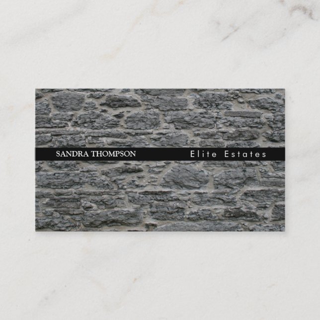Stone Business Card (Front)